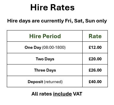 hire rates ht40